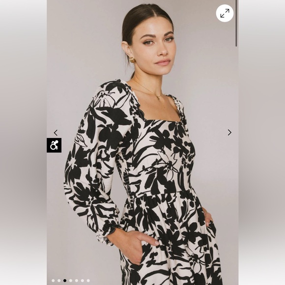 Bohme Soren Midi Dress in Black S - Picture 3 of 16